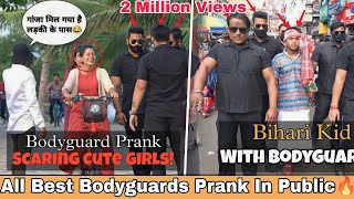 All Best Bodyguard Pranks In Public🔥😜  Best Bodyguards Prank😂  Viral Video  Mithun Chaudhary [upl. by Randall]