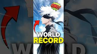 5 WORLD RECORD IN ANIME 😱 anime gojo [upl. by Enasus912]