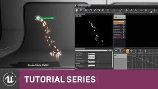 Intro to Cascade Creating a Sprite Emitter  04  v42 Tutorial Series  Unreal Engine [upl. by Notneuq]