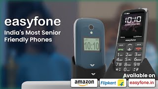 easyfone 4G Best Senior Citizen Phones for Safety Independence amp Connectivity [upl. by Darees114]