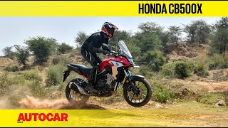 2021 Honda CB500X review  The friendly ADV  First Ride  Autocar India [upl. by Resee]