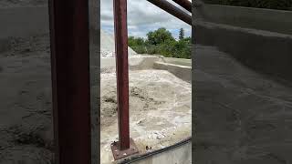 hydrovac excavator dump truck oddlysatisfying slurry cement construction bluecollar cool [upl. by Ecyal]