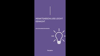 Monatsabschluss leicht gemacht [upl. by Goda]