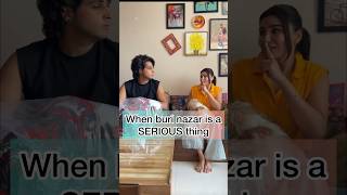 When buri nazar is a serious thing viralvideo trendingshorts funnyvideos comedy youtubeshorts [upl. by Odlanyar]