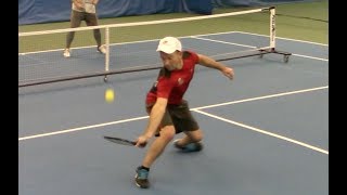 MOKAN PickleballOMX BRONZE MEDAL Kassandra GehrkeScott Maschmann v Jack OxlerKatie Schmidt [upl. by Kcod974]