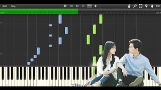 微微一笑很倾城 《下一秒》 A Smile is Beautiful OST  Love O2O Piano SynthesiaSheetTutorial [upl. by Lay]