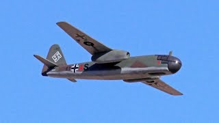 SCRATCHBUILT ARADO AR 234 BLITZ SCALE FLIGHT W BRENT HECHT ST GEORGE 2024 [upl. by Eirallih]