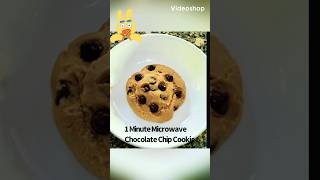 1 Minute Microwave Chocolate Chip Cookie 😱😱 [upl. by Reis]