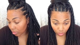 Protect Those Edges Box Braid Retouch Detailed Tutorial [upl. by Ladonna]