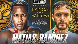 TAINOS VS AZTECAS IS THIS A REAL TEST FOR SUBRIEL OR IS IT AN LAYUP FOR HIS RETURN TO THE RING [upl. by Malinowski702]