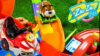 Smart Wheels City Zhu Zhu Pets in quotZhu ZhuPultquot Smart Wheels Race amp Play Adventure Park [upl. by Anirtep118]