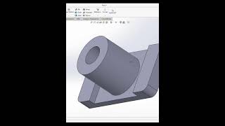 Modeling a Flanged Bearing in SolidWorks [upl. by Arat]