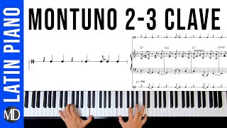 How To Play Piano Montuno with Tumbao Bass 23 Clave Latin Piano Tutorial jazzpianolessons [upl. by Weihs568]