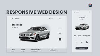 Responsive WebsiteWeb Design and Prototype with Figma [upl. by Patric]