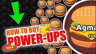 Agma io Tutorial 1  How to use your inventory to drop powerups on the map [upl. by Nahum865]