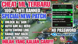 CHEAT ML TERBARU 2024 MOD MENU UNLOCK ALL SKIN MAP HACK NO KEY NO PW [upl. by Ciri862]