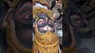 Biggest Ravan making at Uppal grounds  Parameshwar Reddy  PMR Team ravandahan [upl. by Kirad]