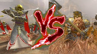 Har Ganeth Executioners VS Hammerers Grudge Settlers Total War Warhammer 3 [upl. by Reidar161]