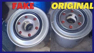 Orig and fake oil filter ll Ano ang pagkakaiba kolokoygarage [upl. by Tigdirb670]