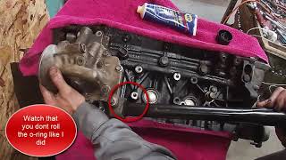 Duramax oil cooler oil filter installation LBZ LMM [upl. by Anniroc]