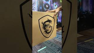 MSI Thin 15 gaming laptop unboxing msi gaminglaptop msigaming shortvideo viralvideo [upl. by Loux935]