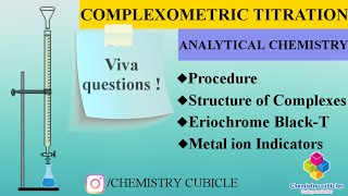 Complexometric Titration with EDTAEriochrome BlackTMetal ion IndicatorsChemistrycubicle [upl. by Gibbons]