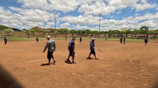 Wednesday Senior Softball games at the Patsy Mink Central Oahu Regional Park [upl. by Aimej792]