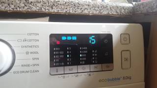 samsung ecobubble ww80J5555MW [upl. by Hescock]