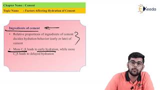 Factors Affecting Hydration of Cement [upl. by Hsina825]