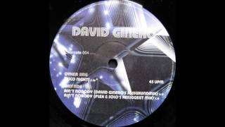 David Ginero  Ain´t Nobody David Gineros Joss Grund Mix [upl. by Donadee]