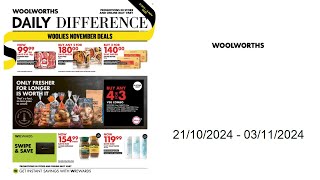 Woolworths specials ZA  21102024  03112024 [upl. by Leanor]