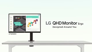 LG Ergo 27QN880  Ontworpen voor Optimale Ergonomie [upl. by Schechter386]