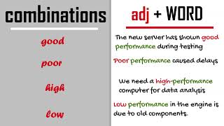 Technical English  Performance Collocations [upl. by Yennaiv]