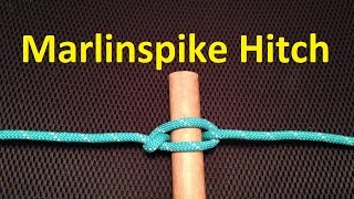 Marlinspike Hitch  Great for pulling on a line or hanging a hammock [upl. by Alexandria113]