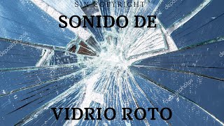 🧿VIDRIO ROMPIENDOSE efecto de sonido🧿  glass breaking sound effect [upl. by Ocirne]