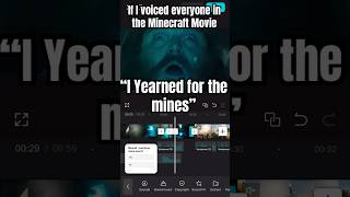 I voiced everyone in the Minecraft Movie funny memes minecraft voiceacting [upl. by Hillegass366]