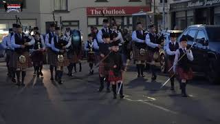 Drumlough Highland Pipe Band  Legananny Accordion Band Parade 2024 [upl. by Larissa]