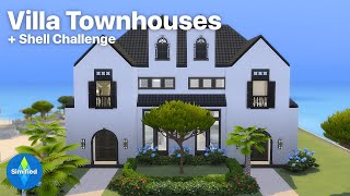 Villa Townhouses  The Sims 4 Speed Build [upl. by Rauch973]