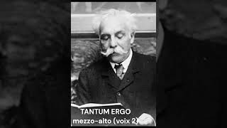 Fauré Tantum ergo mezzo alto [upl. by Nowd]