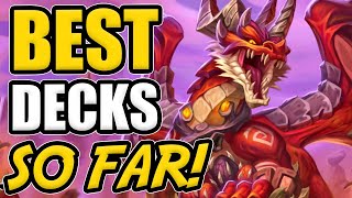 📈BEST quotNewquot Decks To Reach Legend  Hearthstone Showdown In The Badlands [upl. by Fabria]