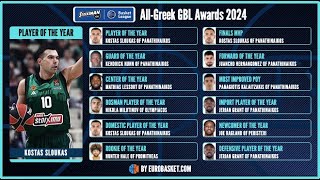 Eurobasketcom AllGreek GBL Awards 2024 [upl. by Towland]