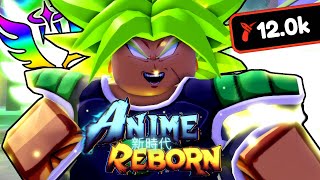 Evolving The OVERPOWERED Super Saiyan BROLY In Anime Reborn [upl. by Ennovaj]