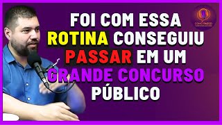 Ele Passou em um Grande Concurso Público com Essa Rotina Simples [upl. by Peers218]