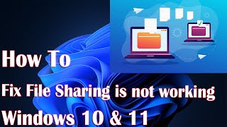 File Sharing is not working in Windows 11  How To Fix [upl. by Lati]