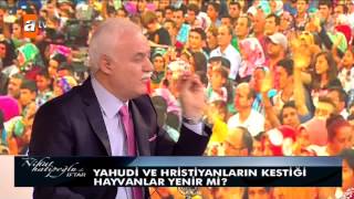 Yahudi ve hristiyanların kestiği hayvanlar yenir mi  atv [upl. by Aicire]