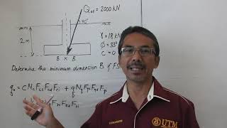 Shallow Foundation 03 MeyerhofHansens Equation [upl. by Sherburn]