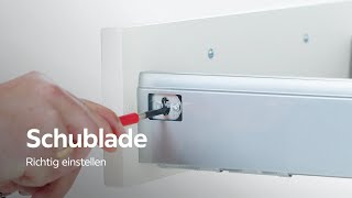 Schublade einstellen – Möbelix Montagevideo [upl. by Dickenson]