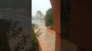 Hammamet Tunisie Raining day full vidéo 17082024 Tempête Nabeul [upl. by Isac589]