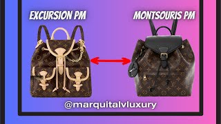 LOUIS VUITTON MONTSOURIS PM amp LOUIS VUITTON EXCURSION PM marquitalvluxury louisvuitton luxury [upl. by Arlena]