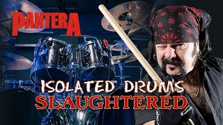 PANTERA  SLAUGHTERED DRUMLINE ONLY ALBUM VERSION [upl. by Alesram]